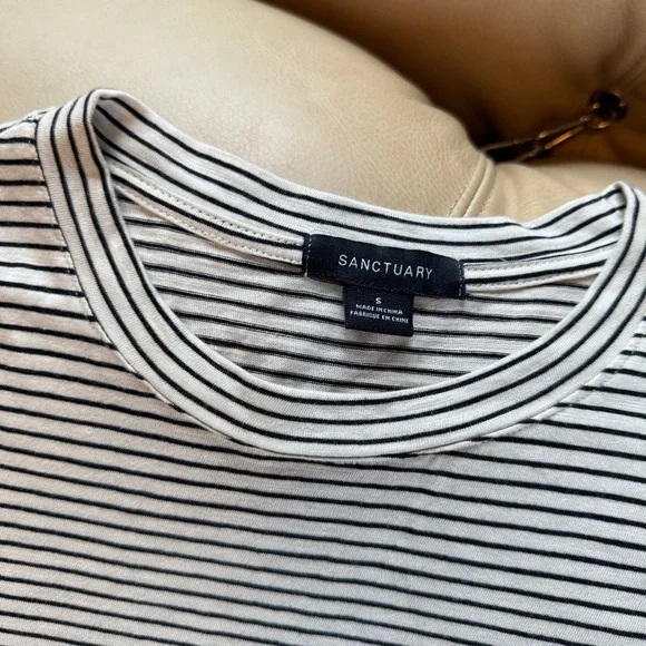 Sanctuary | Striped Short Sleeved Tee - Picture 3 of 3